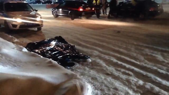 Видео с места смертельного ДТП на улице Щорса 15 декабря смотреть онлайн