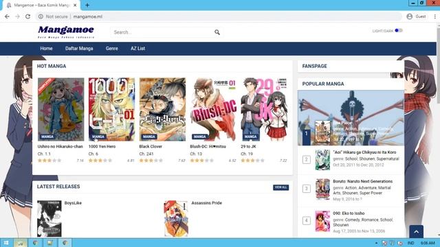 Preview Theme Manga Wordpress | Theme MangaStream Wordpress смотреть онлайн