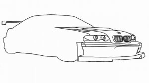 Как нарисовать BMW M3 из Need for speed most wanted.