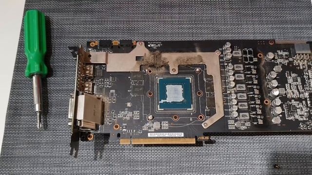 Замена термопасты Asus Rog Strix 1070 смотреть онлайн