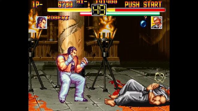 Art of Fighting Anthology - (AoF 1) Ryo / Robert #3 Final Boss смотреть онлайн