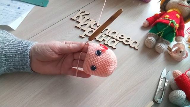 МК по вязанию игрушки Домовенок смотреть онлайн