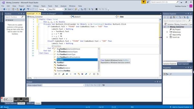 How To Make a Currency Convertor using VB.NET in 10 Minutes | Micro TV смотреть онлайн