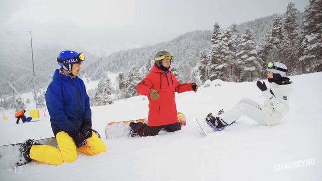 Первые шаги на склоне: езда на заднем и переднем канте смотреть онлайн