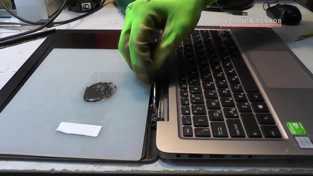 Ремонт верхней крышки тонкого ноутбука смотреть онлайн