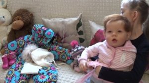 Влог с реборном Верой