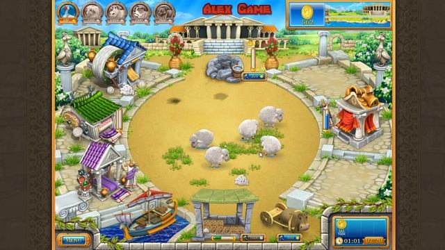 Farm Frenzy Ancient Rome Chapter 5-6 only GOLD Веселая ферма Древний Рим Глава 5-6 Золото смотреть онлайн