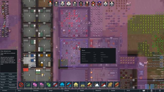 Rimworld 1.1 Royalty DLC - Luciferium Challenge - Ep 96 смотреть онлайн