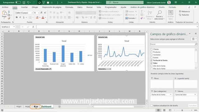 Como Hacer un Dashboard en Excel Fácil y Rápido – Muy Simple! смотреть онлайн