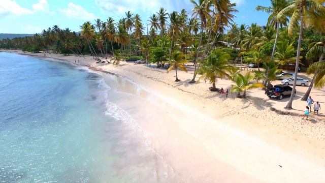 Las Galeras Samana Dominican Republic 4K video Drone | Travel Droner смотреть онлайн