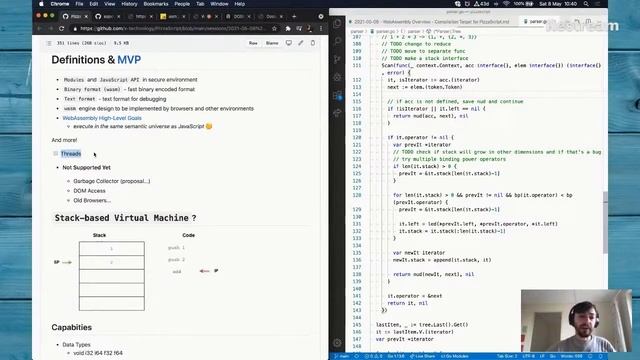 PizzaScript #3 - WebAssembly as a Compilation Target - Overview смотреть онлайн