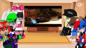 security breach react to “Salvaged Rage” || Fnaf : security breach || Gacha club