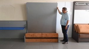 Вертикальная шкаф-кровать, с механизмом дивана МТД-36