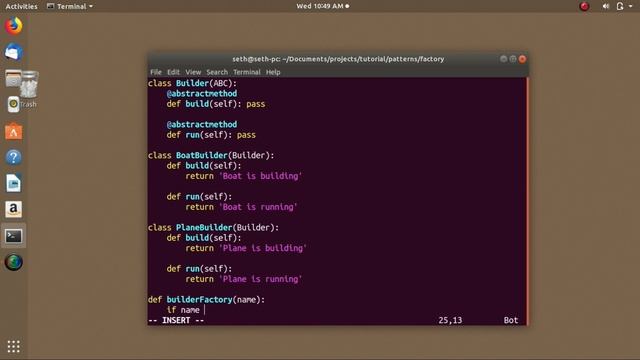 Factory Design Pattern with Python смотреть онлайн