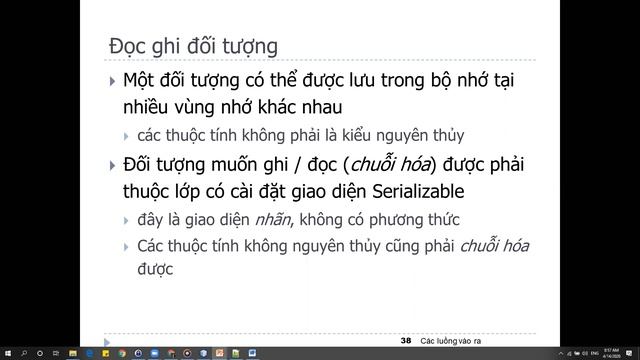 18. Đọc ghi file với các luồng cơ bản InputStream, OutputStream, Reader, Writer và các dẫn xuất смотреть онлайн