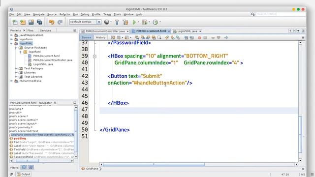 20 JAVA FX interface design FXML смотреть онлайн