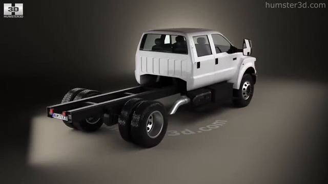 Ford F-650 / F-750 Crew Cab Chassis 2016 3D model by Hum3D.com смотреть онлайн