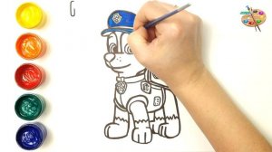 ЩЕНЯЧИЙ ПАТРУЛЬ раскраска для детей / ГЕРОИ МУЛЬТИКА - ГОНЩИК . Раскраски 2022 / РАСКРАСКИ МАЛЫШАМ