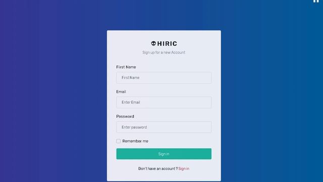 Hiric - React Landing Page Template | Themeforest Templates