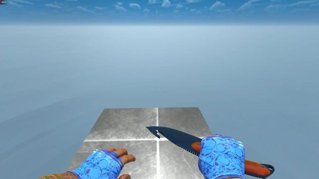 Gut Knife Blue Steel (Battle-Scarred) | CS2 Skin Showcase #507 смотреть онлайн