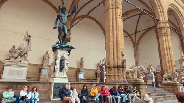 Walking tour - Florence - Italy смотреть онлайн