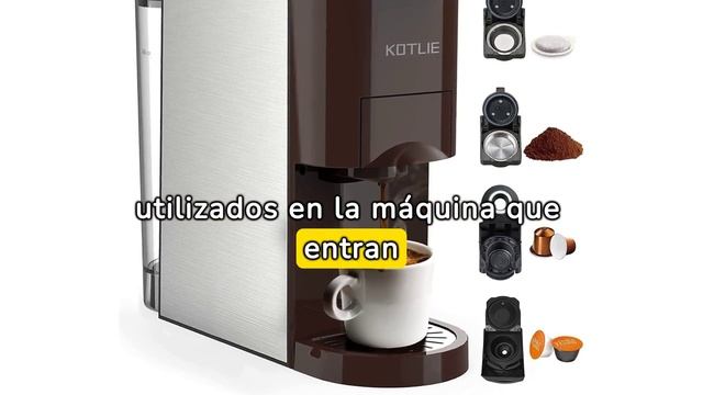 ☕ KOTLIE Expreso 4 en 1 Cafetera de Cápsulas - Versatilidad y Sabor en Cada Taza ? смотреть онлайн