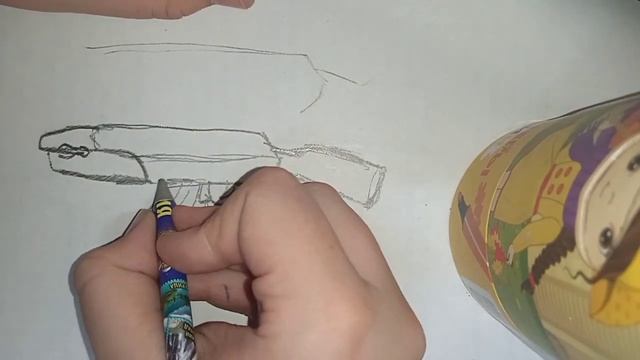 #автомат #калашников #рисунок как быстро и легко нарисовать автомат Калашникова смотреть онлайн