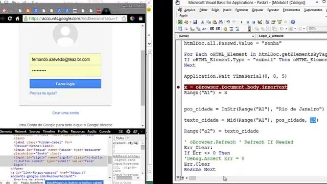 Macros para site com login e senha смотреть онлайн