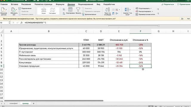 План-факт анализ: как правильно делать? смотреть онлайн