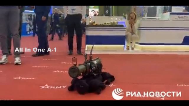 Russia’s Robot Dog Fitted with Rocket Launcher смотреть онлайн
