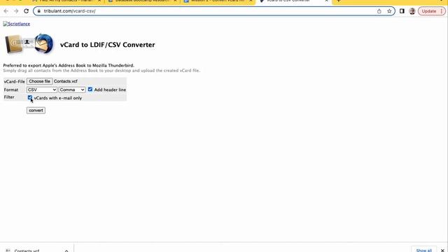 2&3. Convert vCard to CSV and Open in Google Sheets смотреть онлайн