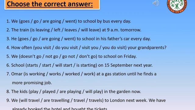 English 1st Prep present simple practice DM смотреть онлайн