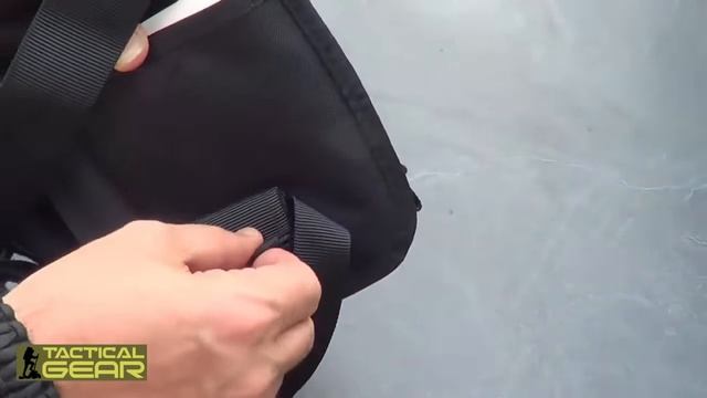 Сумка тактическая набедренная MFH 30701A черного цвета смотреть онлайн