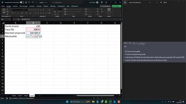 Calculer les intérêts totaux d'un crédit avec Excel смотреть онлайн