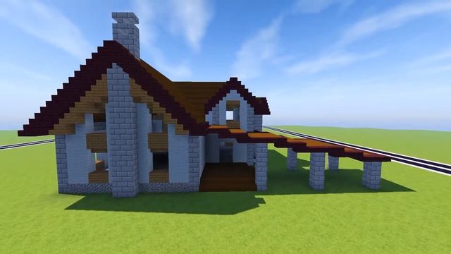 Коттедж в Майнкрафт / Minecraft Timelapse - Cottage смотреть онлайн