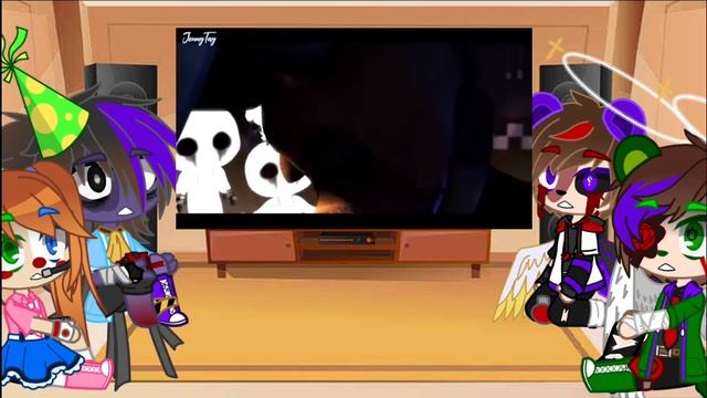 Afton Kids And Henry React To Springtrap Final (check Description For Links)