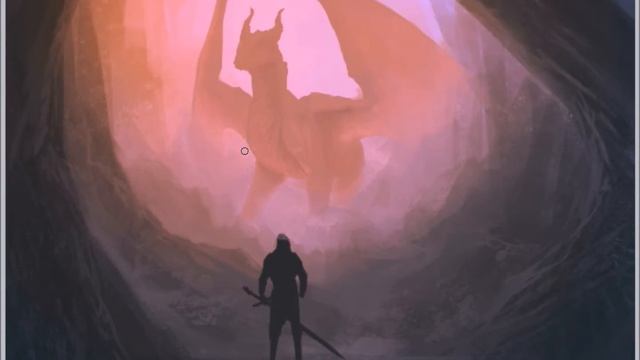 Photoshop Speedpaint - Dragon Vs Knight