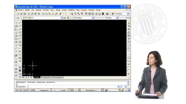 Introducción al entorno y forma de trabajo en AutoCAD | 1/47 | UPV смотреть онлайн