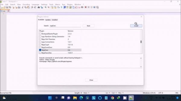 How to run python in notepad++