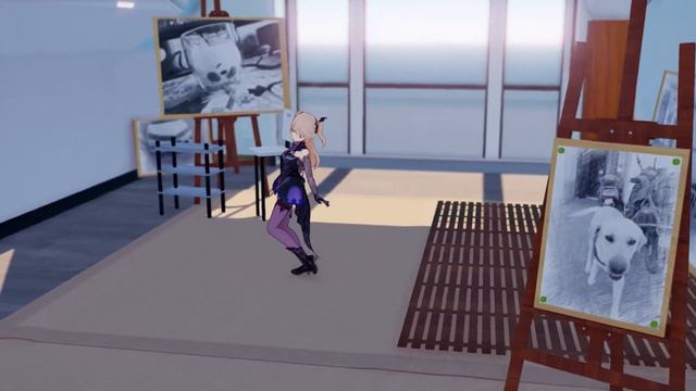 【Genshin Impact 】Fischl "Wiggle Wiggle"【MMD】 смотреть онлайн