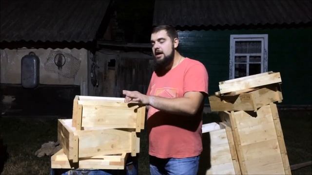 Новая конструкция улья на пасеке. Рогатый улей/улей Паливоды. Обзор. Планы. Первое впечатление смотреть онлайн