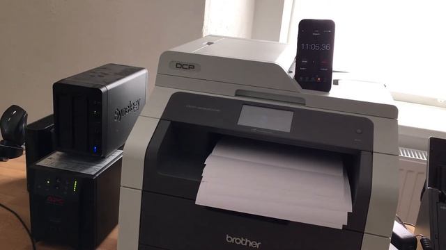 Brother DCP-9022CDW timelapse of 50 print jobs смотреть онлайн