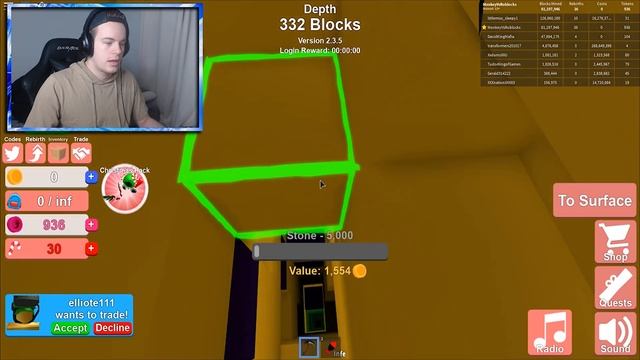 THIS Happens When You Mine 100 MILLION BLOCKS in ROBLOX смотреть онлайн