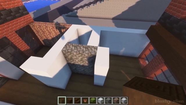 How to build a TOWN HOUSE in Minecraft (it has a secret basement?!) - Tutorial смотреть онлайн