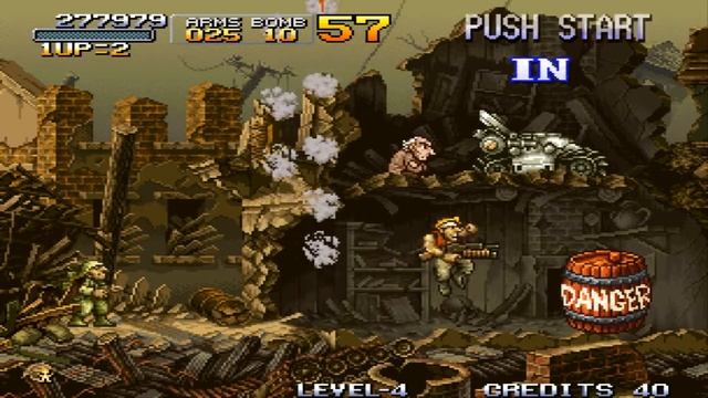 Metal Slug 1/Metal Slug: Super Vehicle-001 Полное прохождение.