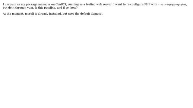 DevOps & SysAdmins: Custom configure parameters for yum install php смотреть онлайн