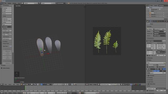 Blender 2 79 Création de fougères lowpoly avec vos propres textures смотреть онлайн