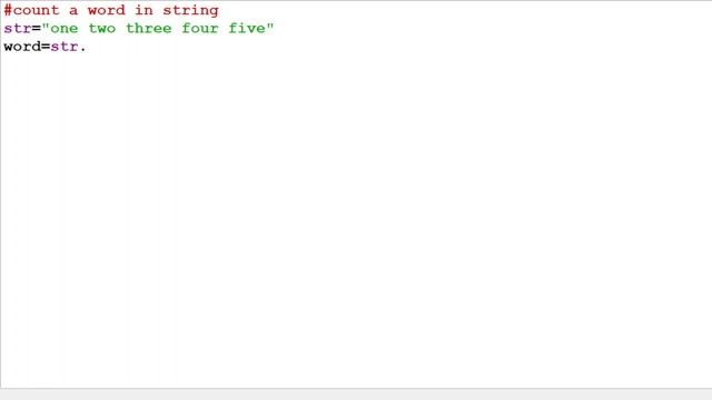 ### Count a Word in String |||| Python programming смотреть онлайн