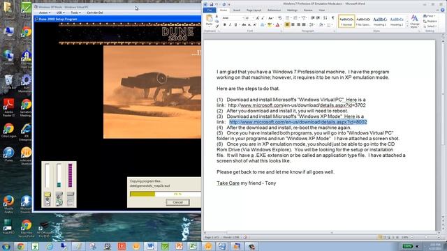 Dune 2000 on Windows 7 смотреть онлайн