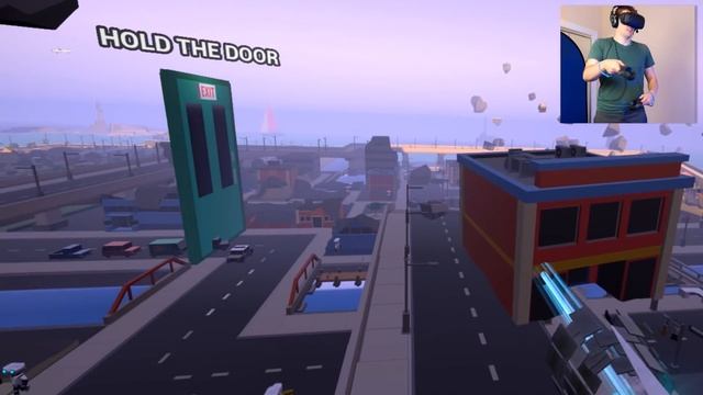 Smashing Cities and Making Tornadoes! - VRobot Gameplay - Giant Robot Simulator HTC Vive смотреть онлайн
